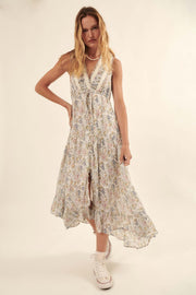 Sweet Profusion Ruffled Floral Maxi Dress - ShopPromesa