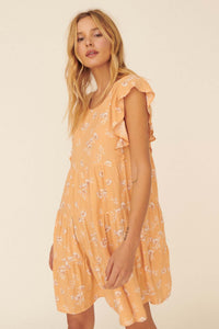 Sweet Surprise Ruffled Floral Babydoll Dress - ShopPromesa