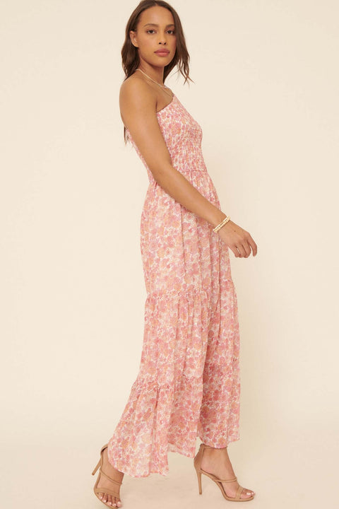 Magic Moment One-Shoulder Floral Maxi Dress - ShopPromesa