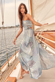 Soft Light Floral Patchwork-Print Maxi Dress - ShopPromesa