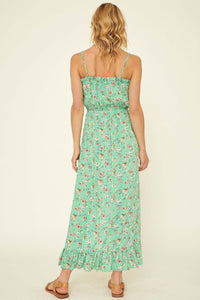 Playful Petals Ruffled Floral Maxi Sundress - ShopPromesa