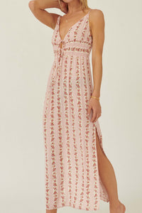 Rose Garden Floral-Print Maxi Sundress - ShopPromesa