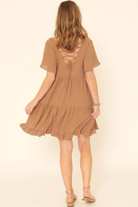 Dawn Chorus Tiered Ruffle Babydoll Mini Dress - ShopPromesa