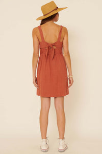 Brand New Day Button-Front Mini Dress - ShopPromesa