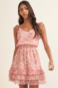 Pure Magic Ruffled Floral Mini Sundress - ShopPromesa