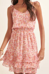 Pure Magic Ruffled Floral Mini Sundress - ShopPromesa