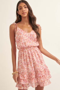 Pure Magic Ruffled Floral Mini Sundress - ShopPromesa