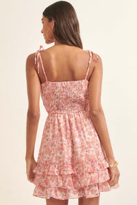 Pure Magic Ruffled Floral Mini Sundress - ShopPromesa