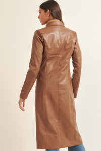 Mod Squad Vegan Leather Trench Coat - ShopPromesa