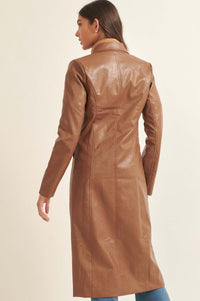 Mod Squad Vegan Leather Trench Coat - ShopPromesa