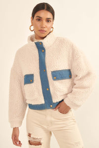 Fleece of Work Sherpa and Denim Jacket - ShopPromesa