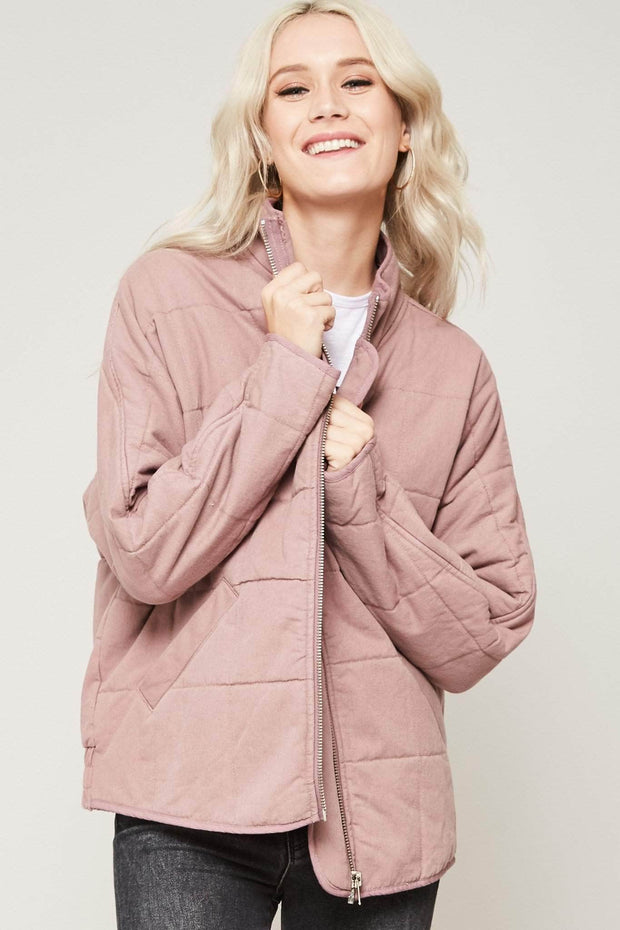 Softest Hour Zip-Up Quilted Jacket - ShopPromesa