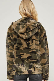 Hidden Agenda Camo Fleece Hooded Jacket - ShopPromesa