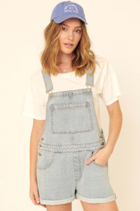 Jump for Joy Denim Overall Romper - ShopPromesa