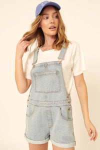 Jump for Joy Denim Overall Romper - ShopPromesa