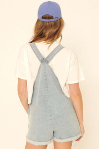 Jump for Joy Denim Overall Romper - ShopPromesa