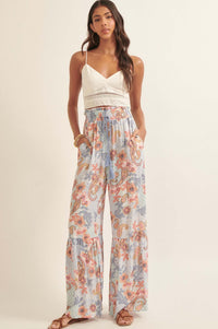 Fantasy World Paisley Wide-Leg Drawstring Pants - ShopPromesa