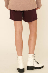 Office Gossip Pleat-Front Pocket Shorts - ShopPromesa