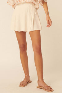 Hit the Court Side-Tie Wrap Tennis Skort - ShopPromesa