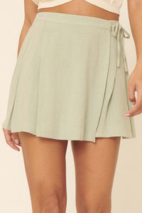 Hit the Court Side-Tie Wrap Tennis Skort - ShopPromesa