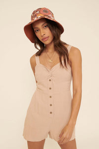 Dare to Dream Sleeveless Tie-Back Romper - ShopPromesa