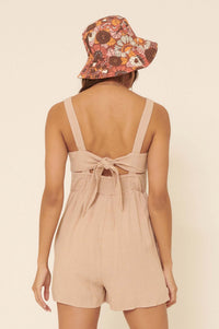 Dare to Dream Sleeveless Tie-Back Romper - ShopPromesa