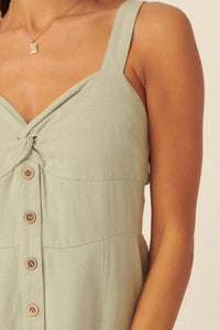 Dare to Dream Sleeveless Tie-Back Romper - ShopPromesa