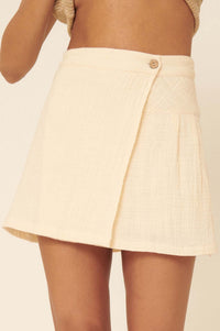 Grand Slam Buttoned Wrap Tennis Skort - ShopPromesa