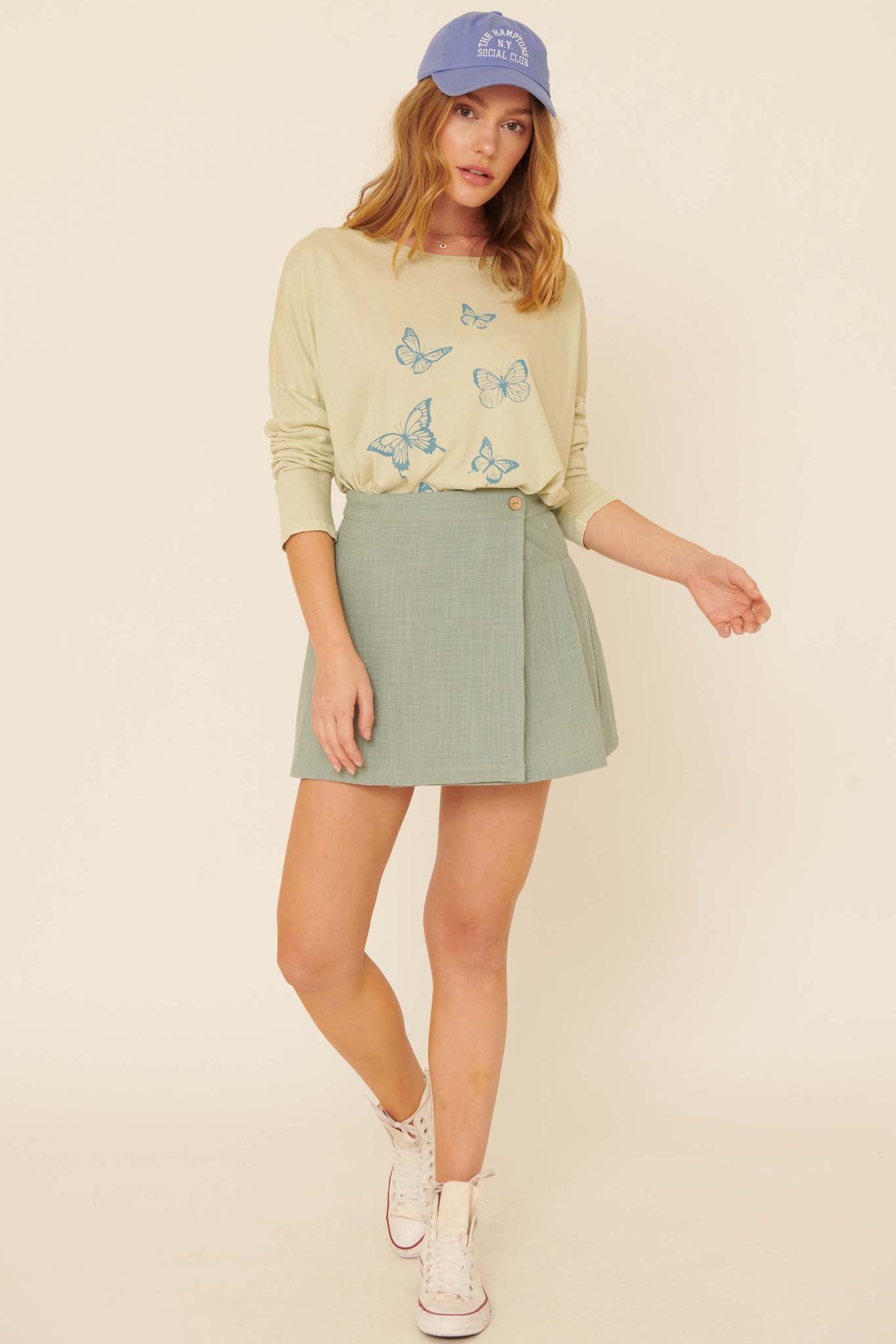 Grand Slam Buttoned Wrap Tennis Skort - ShopPromesa