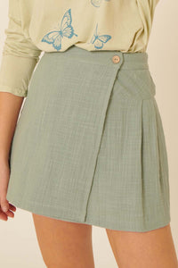 Grand Slam Buttoned Wrap Tennis Skort - ShopPromesa