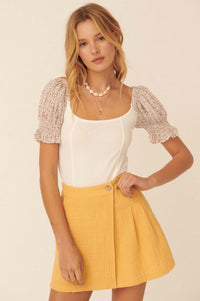 Grand Slam Buttoned Wrap Tennis Skort - ShopPromesa