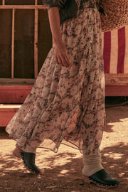 Embrace the Day Tiered Floral Maxi Skirt