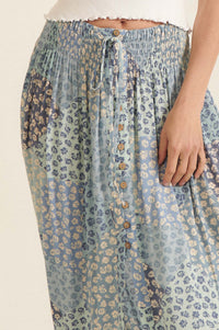 Almost Paradise Floral Patchwork-Print Maxi Skirt - ShopPromesa