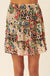 Dream Garden Floral Tiered Ruffle Mini Skirt - ShopPromesa