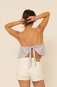 Secret Crush Satin Handkerchief Cami Top - ShopPromesa