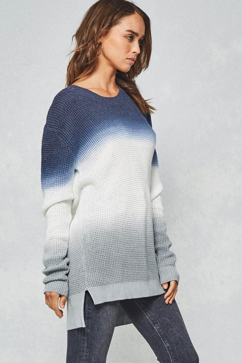 Storm Front Hooded Ombre Sweater - ShopPromesa