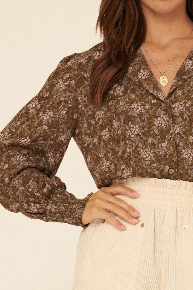 Field Day Floral Button-Front Shirt - ShopPromesa