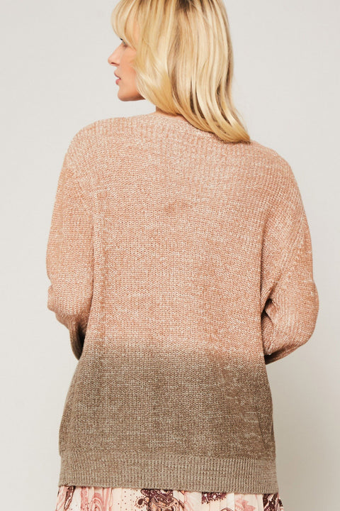 Not Fade Away Ombre Pocket Sweater - ShopPromesa