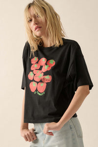 Le Tomate Vintage-Print Drop-Shoulder Graphic Tee - ShopPromesa