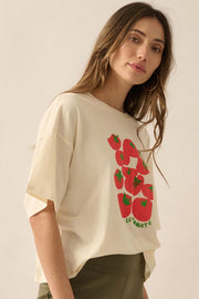 Le Tomate Vintage-Print Drop-Shoulder Graphic Tee - ShopPromesa