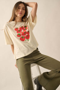 Le Tomate Vintage-Print Drop-Shoulder Graphic Tee - ShopPromesa