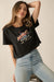 AC/DC In Rock We Trust Cropped Graphic Tee - ShopPromesa