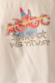 AC/DC In Rock We Trust Cropped Graphic Tee - ShopPromesa