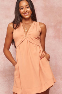 Sunshine Day Crepe V-Wire Mini Sundress - ShopPromesa