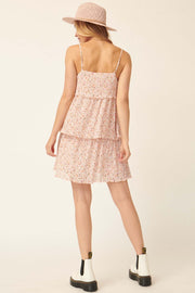 Dream Come True Tiered Floral Mini Dress - ShopPromesa
