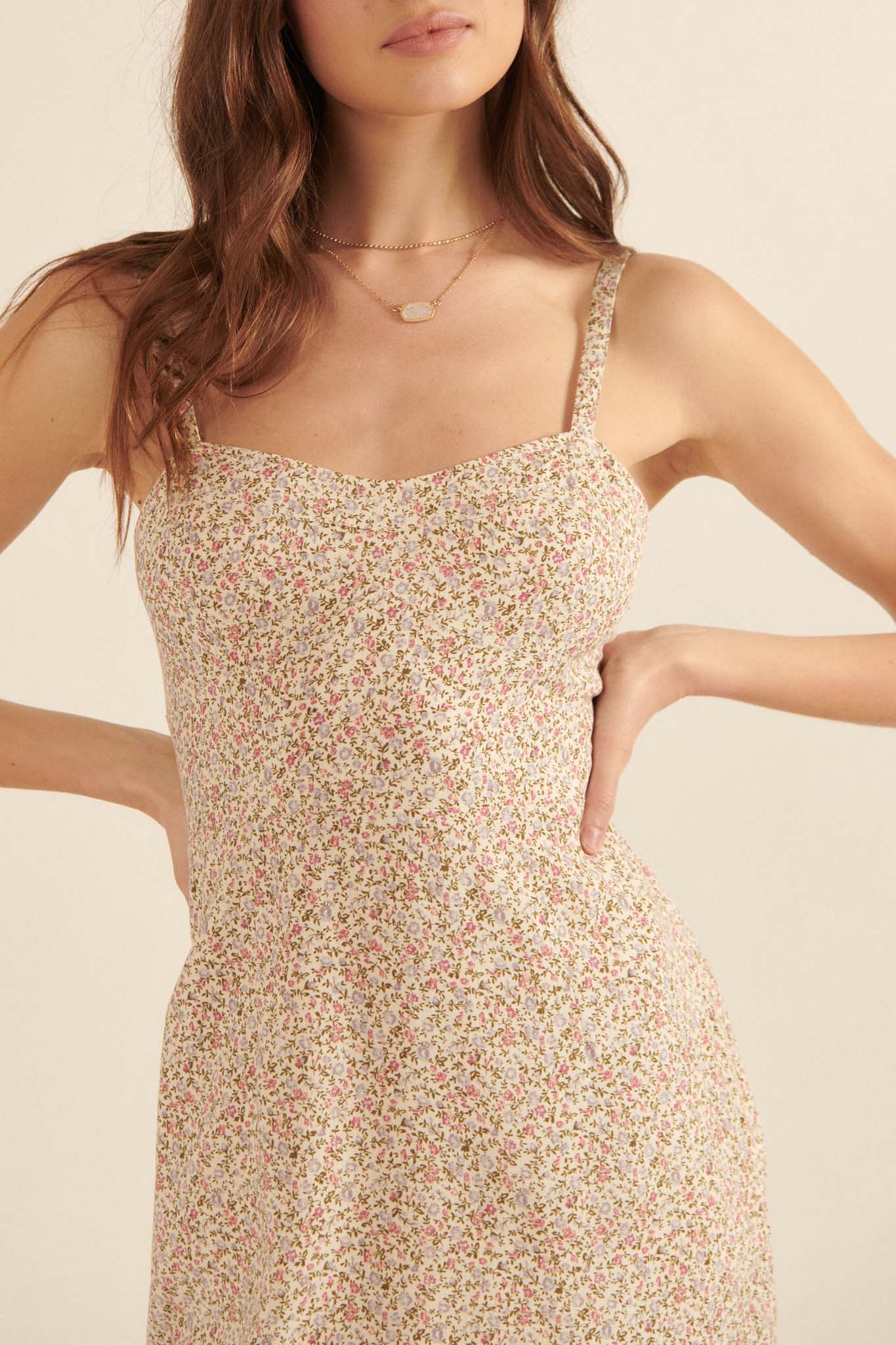 Dream Girl Floral-Print Mini Slip Dress - ShopPromesa