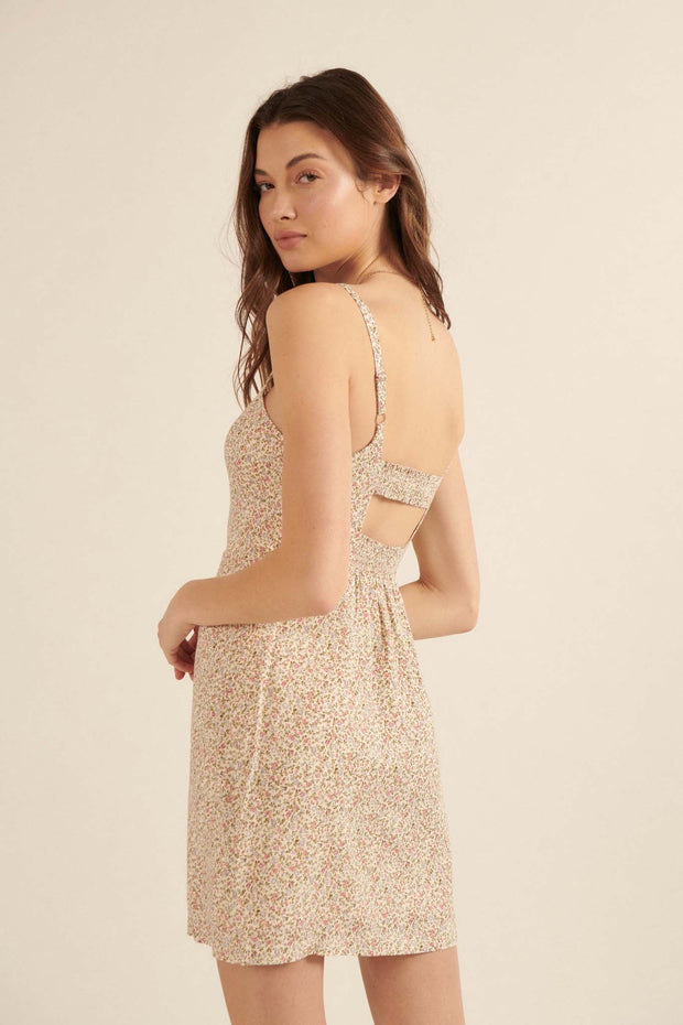 Dream Girl Floral-Print Mini Slip Dress - ShopPromesa