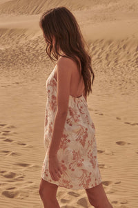 Gorgeous Day Floral-Print Keyhole Mini Sundress - ShopPromesa