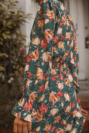 Super Bloom Ruffled Floral Prairie Dress - ShopPromesa