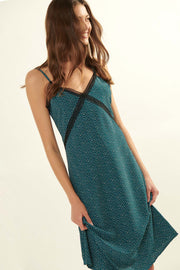 Pretty Wild Ditsy Leopard-Print Slip Dress - ShopPromesa